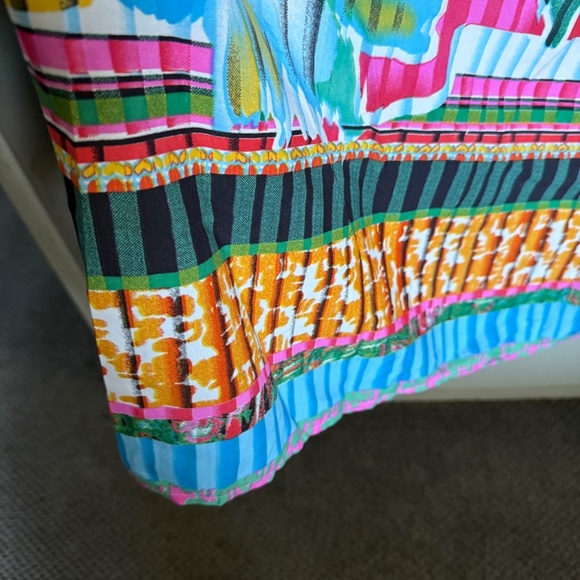 Flint & Moss Colorful Floral Print Maxi Skirt Size Large - Picture 5 of 8